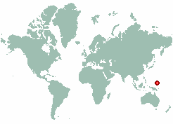 Lamotrek Village in world map